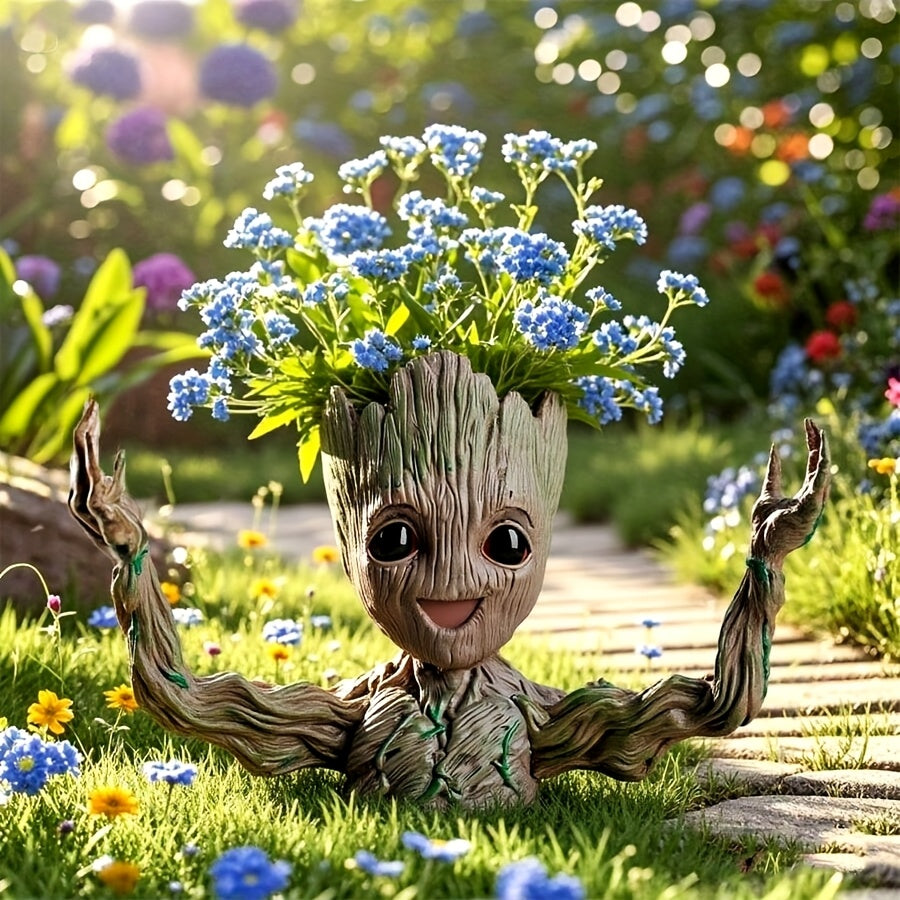 מחזיק עטים/עציץ דקורטיבי “Groot” — החבר החדש של השולחן