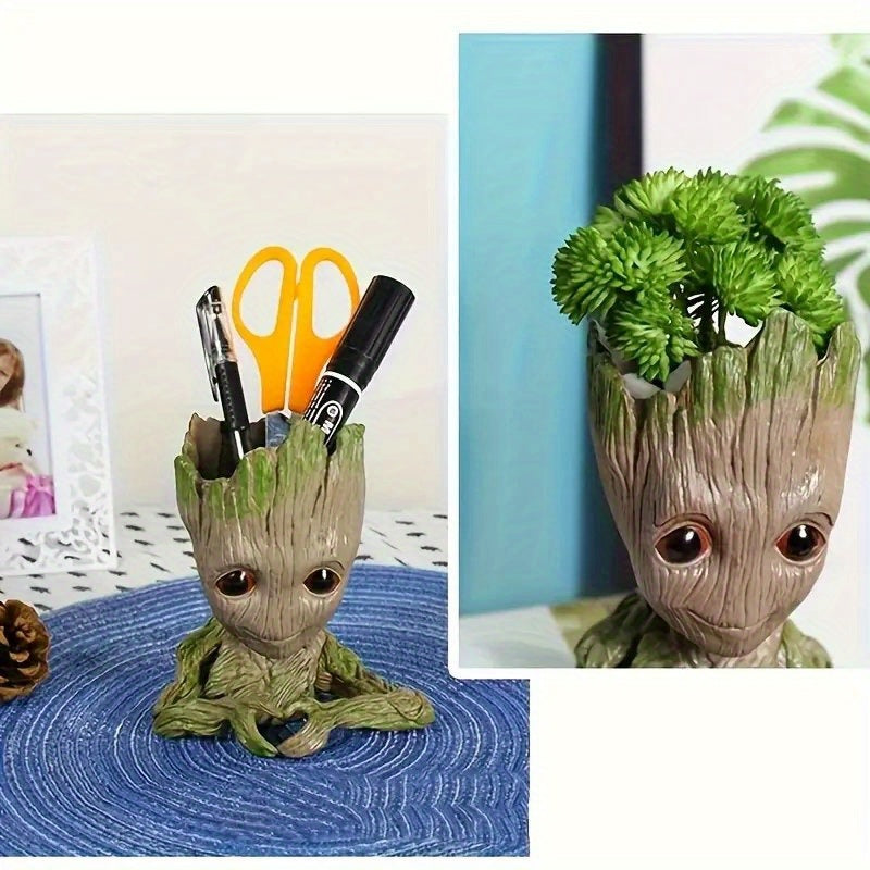 מחזיק עטים/עציץ דקורטיבי “Groot” — החבר החדש של השולחן