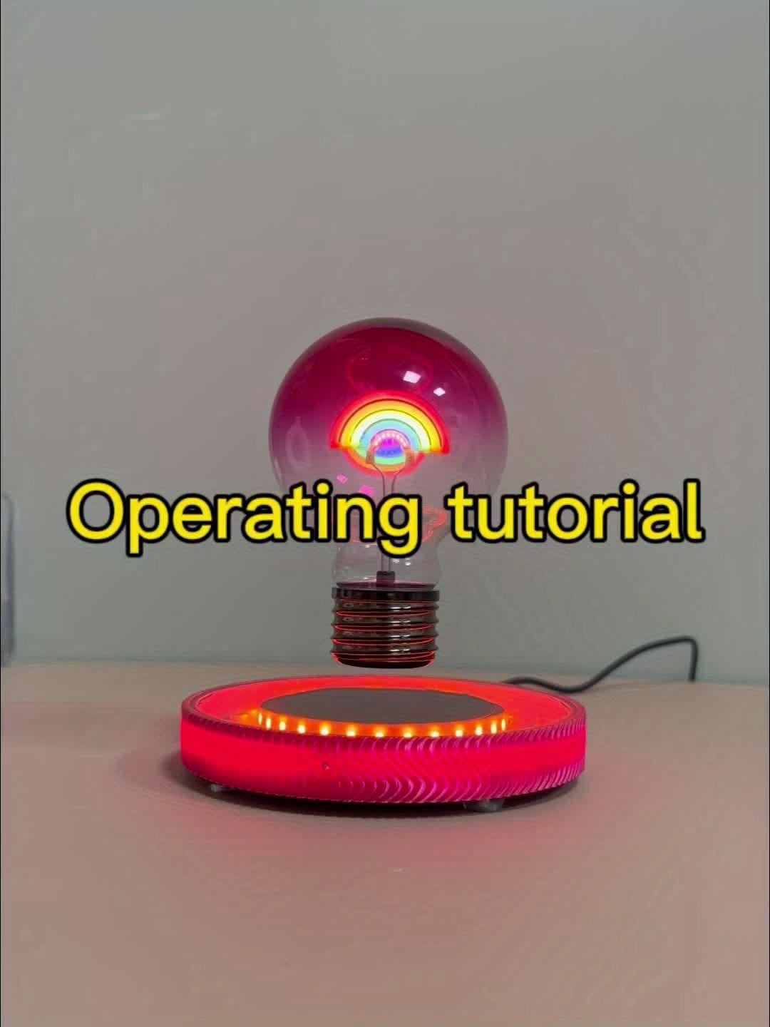 נורת “קשת מרחפת” — רגע של וואו על כל שולחן