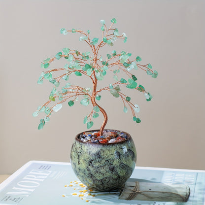 עץ קריסטלים קטן – מתנה שמאירה את הבית