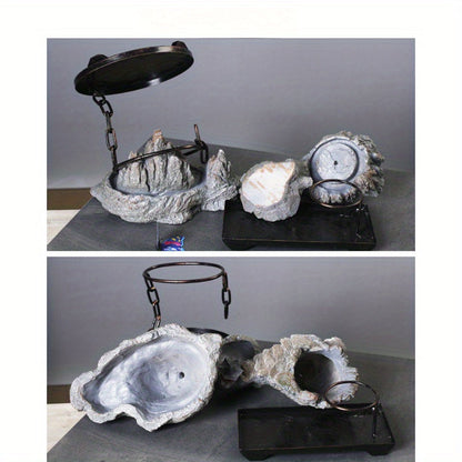 מעמד “אי מרחף” — מיני־נוף שמכניס שקט ועומק לשולחן