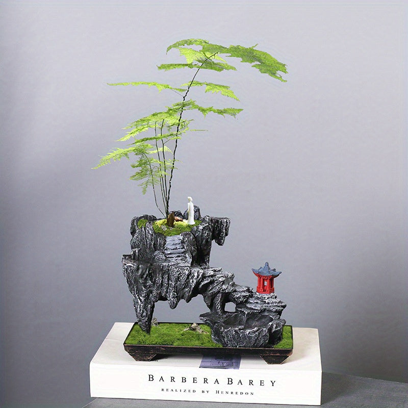 מעמד “אי מרחף” — מיני־נוף שמכניס שקט ועומק לשולחן