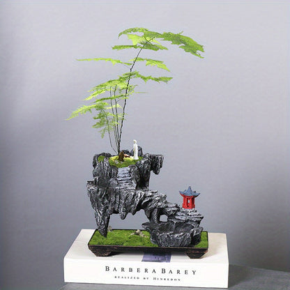 מעמד “אי מרחף” — מיני־נוף שמכניס שקט ועומק לשולחן