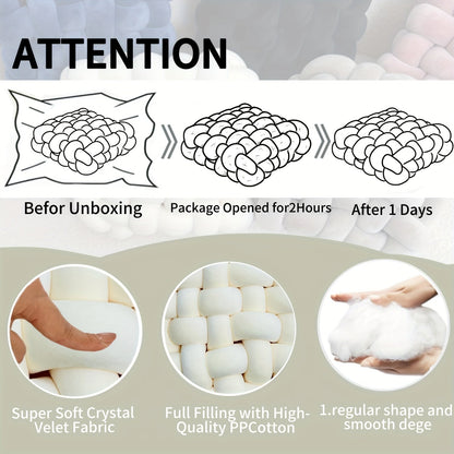 סט 2 כריות קשר — רכות, שמנות וממכרות