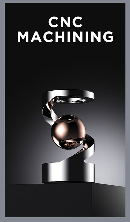 גירוסקופ שולחני מאלומיניום — לא מרחף, כן ממכר