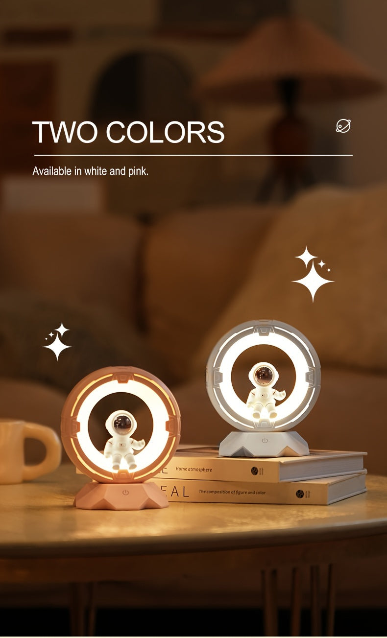 מנורת אסטרונאוט – תאורה נעימה עם שליטה במגע (4 דרגות בהירות)