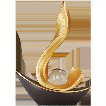 פסל ספינת-זהב מודרני — נגיעה יוקרתית לכל חלל