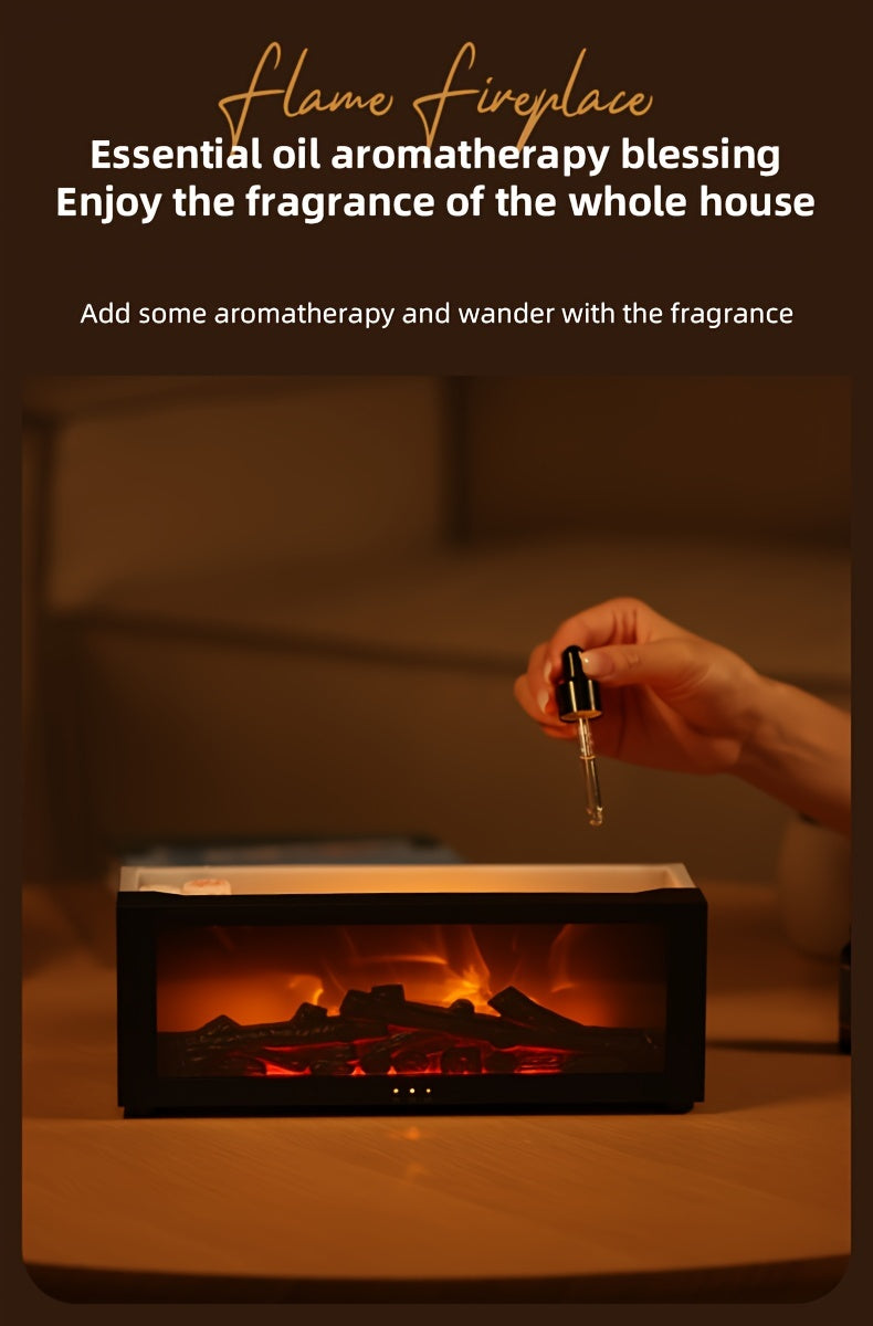 מפיץ ריח “אש מדורה” 150 מ״ל — להבה מדומה, אווירה אמיתית