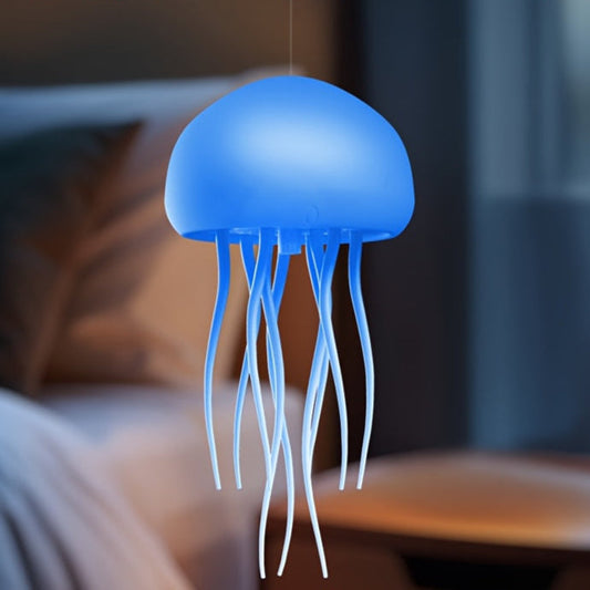 מנורת “מדוזה” חכמה — נוגעת ברגש, משנה צבע לקול שלך