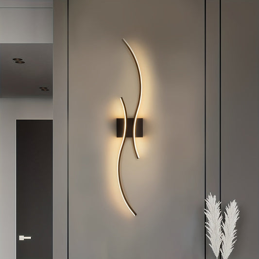 קונסולת קיר LED מודרנית — 3 גווני אור בלחיצה