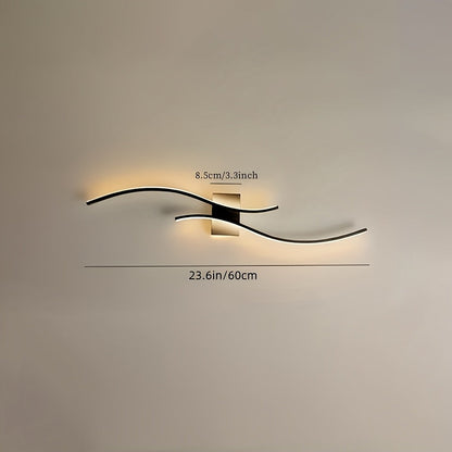 קונסולת קיר LED מודרנית — 3 גווני אור בלחיצה