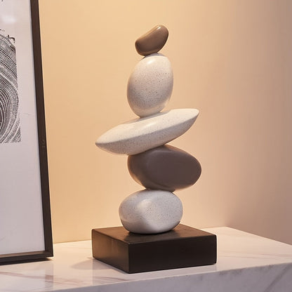 פסל “אבני איזון” — מראה טבעי, נוכחות יוקרתית