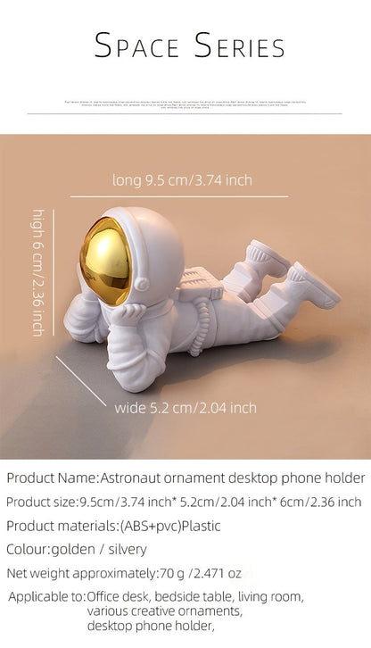 מחזיק טלפון אסטרונאוט — פריט דקורטיבי שעושה חיוך