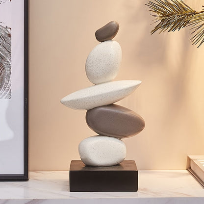 פסל “אבני איזון” — מראה טבעי, נוכחות יוקרתית