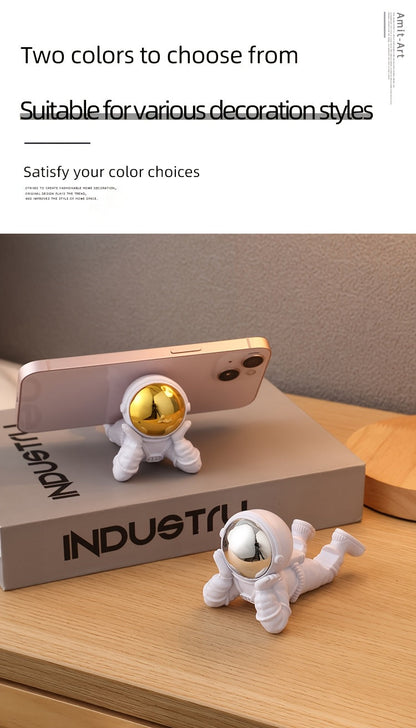 מחזיק טלפון אסטרונאוט — פריט דקורטיבי שעושה חיוך