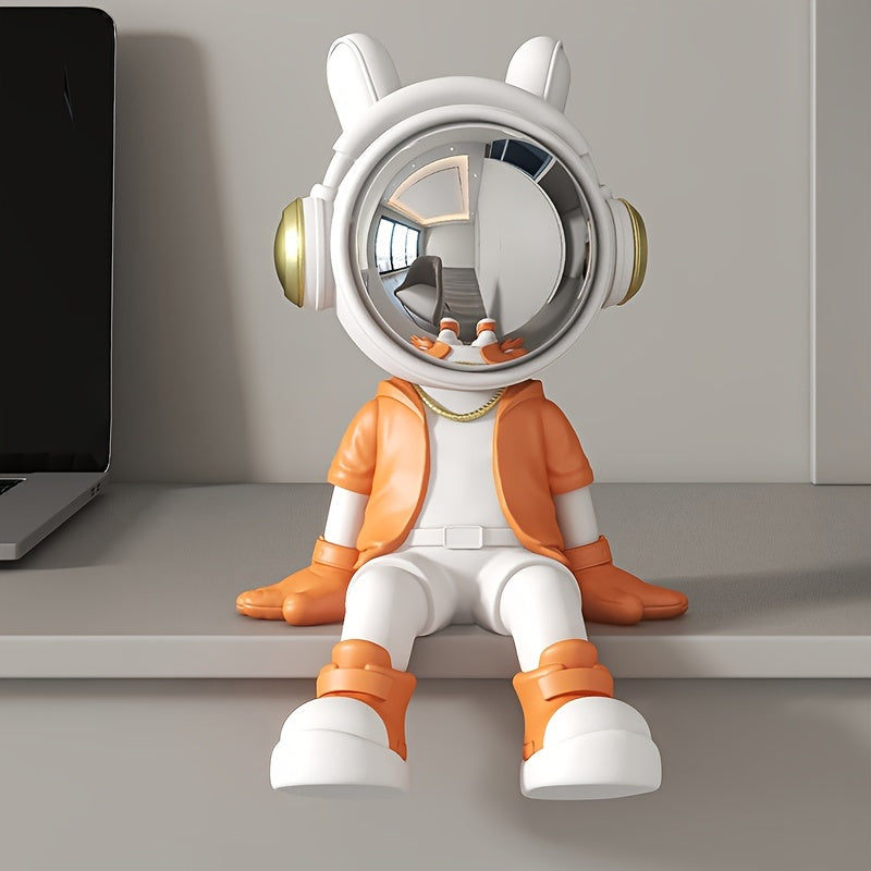 פסל אסטרונאוט מעוצב — בוקאנד/דקור שמדליק כל מדף