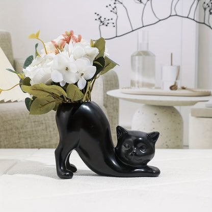 אגרטל חתול לבן – נגיעה שובבה שמאירה את הבית