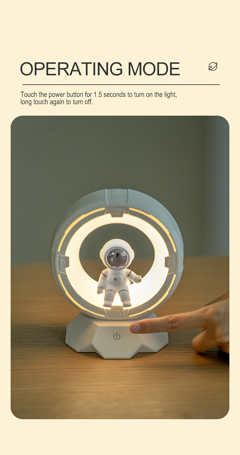 מנורת אסטרונאוט – תאורה נעימה עם שליטה במגע (4 דרגות בהירות)