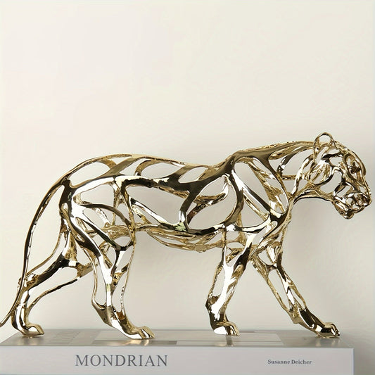 פסל נמר זהוב פתוח — “You Are The Sunshine”